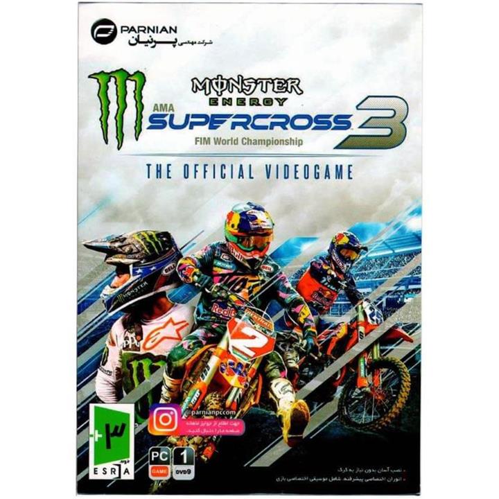 بازی کامپیوتری MONSTER ENERGY SUPERCROS 3 شرکت پرنیان